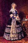 Franz Xaver Winterhalter Portrait of the Queen Marie Amelie of France oil